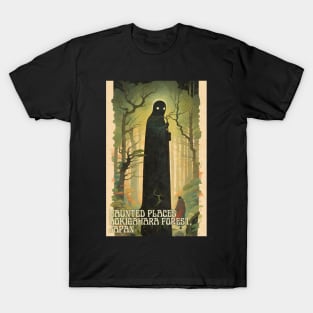 Haunted Places Aokigahara Forest Art Nouveau T-Shirt